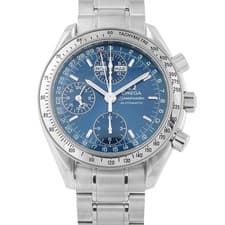 Omega Speedmaster Day-Date Blue Dial Steel Watch 3523.80.00