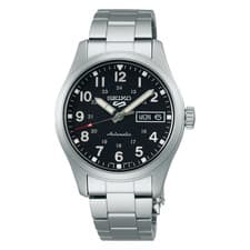 *BRAND NEW* Seiko 5 Sports Auto Black Dial Stainless Steel Men's Watch SRPJ81
