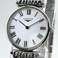 LONGINES La Grande Classique L4.135.4 Quartz White Dial Ladies Watch SS 24mm