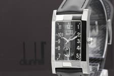 [Near MINT w/Paper] Dunhill Dunhillion 24mm Square Cut Glass Quartz Men Watch