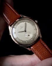 1947 Omega Rose gold capped Bumper Automatic ref 2479-5 cal 30.10RA PC