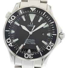OMEGA Seamaster300 2264.50 Date black Dial Quartz Men's Watch_948272