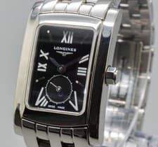 [Near MINT] Longines Dolce Vita L5.155.4 Black Dial Tank Quartz Women's Watch