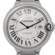 2020s Mint Cartier WSBB0049 Ref.3001 Ballon Bleu 42mm Steel Silver Dial Watch