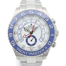 ROLEX Yacht MasterII 116680 Automatic Watch Stainless Steel White