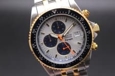 [N MINT] Bulova Paragon BAG246120 Chronograph Date Round 42mm Mens Watch JAPAN