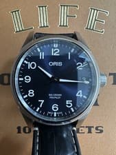 Oris Big Crown ProPilot Brown Crocodile Leather w/ Box