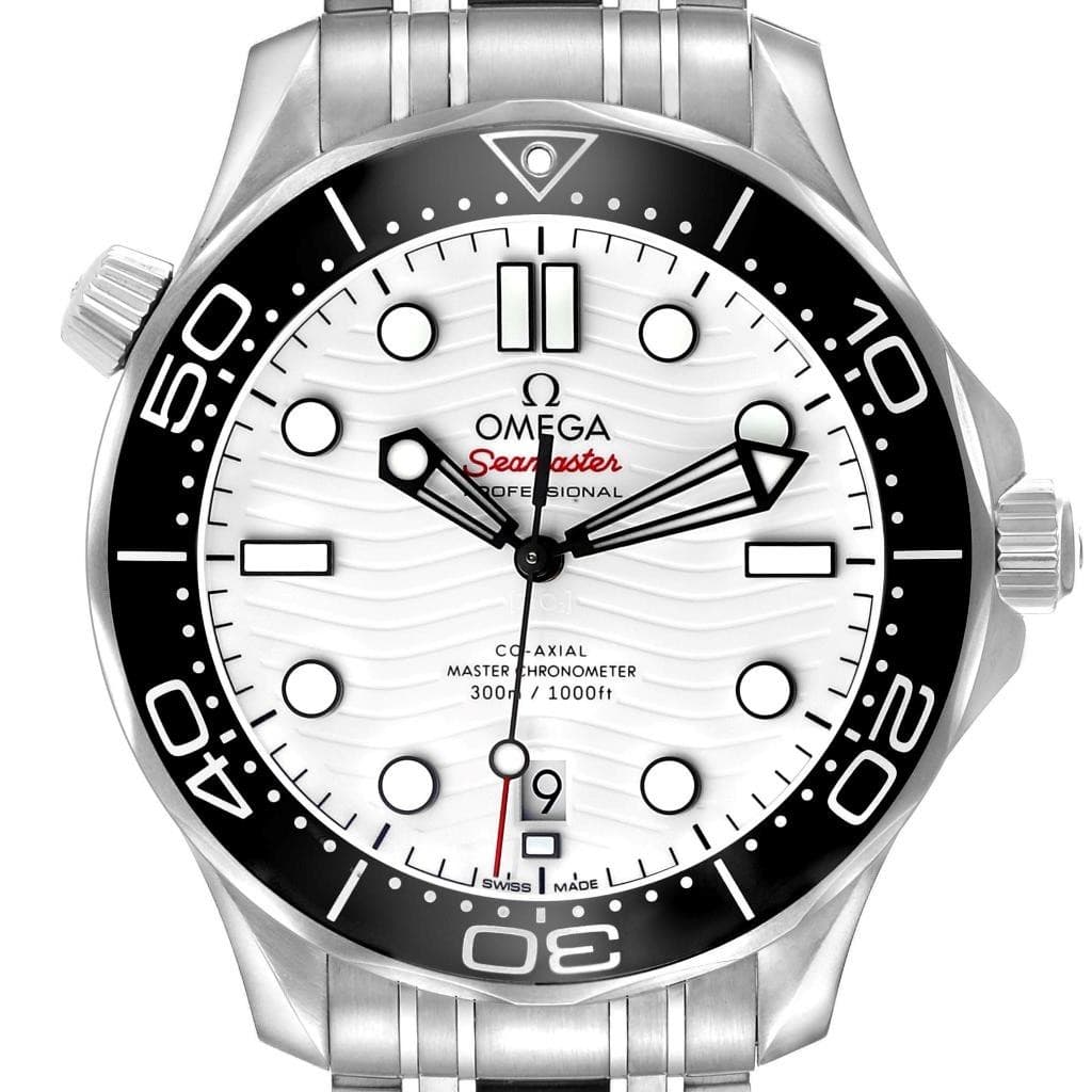 Omega Seamaster Diver 300M Steel Mens Watch 210.30.42.20.04.001 Box Cards