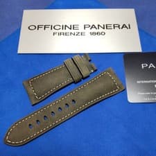 PANERAI Genuine Panerai Leather Belt MX008TRL Buckle BA Compatible Dark Green