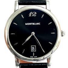 Montblanc Meisterstuck 7209 P1061666 Quartz Swiss Made Date Dress Watch #694B