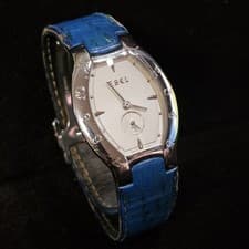 EBEL Lichine 9012431 Tonneau Quartz Date Small Seconds White Dial Working 28mm