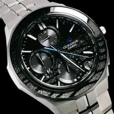 Casio Oceanus Manta OCW-S5000ME-1AJF Platinum Dial Leather Strap #SU279