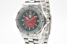 【EXC+5】TAG Heuer WK2112 Professional 200M Auto Limited 469/500 Green Red JAPAN