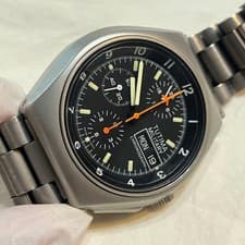 TUTIMA Watch Military Chronograph Automatic Black Dial Sapphire Crystal Men's