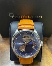 Hamilton Jazzmaster Open Heart Automatic Dress Watch 42mm Leather Strap