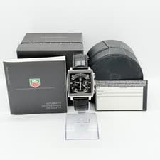 TAG Heuer Monaco CW2111.FC6177 Black Automatic Men's Watch with Box and Warranty