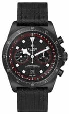 Tudor Pelagos FXD Chrono Matte Black Dial Chronograph Men's Watch M25827KN-0001