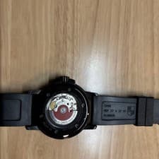 Oris BC3 Advanced Day Date Automatic Black DLC Steel Case Black Dial Rubber