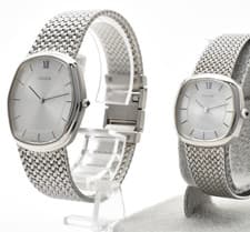 [NEAR MINT] SEIKO CREDOR 7771-5040 1271-5030 Quartz Pair Dress Watch Japan