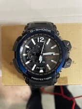 CASIO G-SHOCK GPW-2000-1A2JF Blue Black GRAVITY MASTER Men's Watch w/Box Used