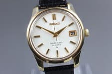 [Exc+5] Vintage King Seiko 4402-8000 Hand winding Silver Men's Watch From JAPAN