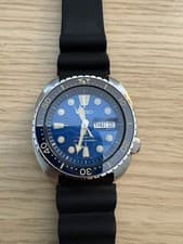 SEIKO PROSPEX SRPE07 King Turtle Save the Ocean Diver’s Watch Blue