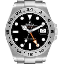 Rolex Explorer II 42 Black Dial Steel Mens Watch 226570