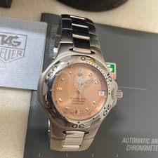Mint TAG HEUER Kirium Chronometer WL5214 Silver Dial Automatic Watch Genuine