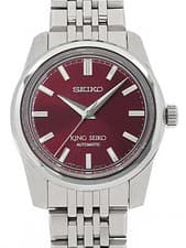 Seiko King Seiko Automatic Watch SDKS009 6R31-00D0 36mm Red Dial