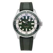 Breitling Superocean Green Dial 44mm Automatic Men's Watch A17376A31L1S1