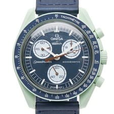 OMEGA Swatch Speedmaster Moon Mission on Earth Watches S033M100 Quartz 【Us...