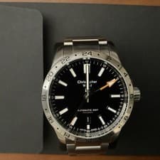 Christopher Ward Sealander GMT C63 39mm Black Dial with Bader Bracelet