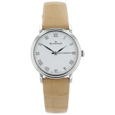 Blancpain Villeret Ultra Slim White Dial Steel  29mm Automatic Womens Watch 6104