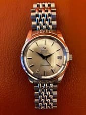 OMEGA Seamaster Automatic Watch Ref 166.010 Cal 564 Silver Dial 1970 Vintage