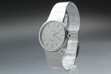 Vintage 1970s Omega Constellation Cal.1330 Silver Roman Mesh Men's [Near Mint]