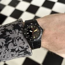 1983 Omega Calypso II 34MM Black Diver Seamaster 120M With Box & Papers