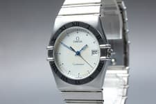 1989 Near MINT OMEGA Constellation 32mm 396.1070 Quartz Silver Men's Vintage