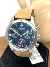 Alpina Men's Watch AL-372NW4S26 Startimer Pilot Swiss Quartz Chronograph 41mm