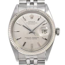 ROLEX DATEJUST 1601 vintage Cal.1570 Silver Dial Automatic Men's Watch D#146586
