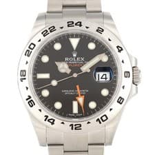 Authentic Rolex Explorer II 216570 Stainless Steel Mechanical Automatic Rand...