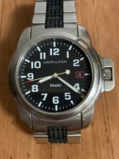 Hamilton Khaki Quartz Field Watch 40mm Mens Vintage Wristwatch Timepiece
