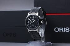 [MINT w/ Box] ORIS Advanced 7641-43 Black Dial 100m 44mm Automatic Mens Watch