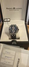 Maurice Lacroix Aikon Chronograph AI1018 – Blue Dial – Excellent Condition