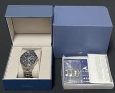 Casio Oceanus OCW-S7000-1AJF Manta S7000 Series Men's Watch Silver Titanium