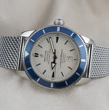 Breitling Superocean 46mm Heritage A17320 Cream Dial, Steel Bracelet,Extra Strap