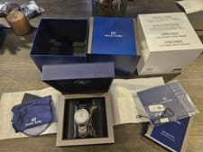 Grand Seiko Spring Drive GMT SBGE285 Evolution 9 Titanium Mistflake Dial Mint