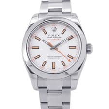 ROLEX Milgauss 40mm Stainless Steel White Dial 116400