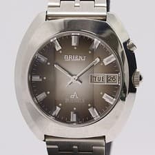 Orient EM2V C0 Chrono Ace Automatic Watch Silver Dial Mens With Box Papers