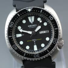 [Japanese & English] Vintage SEIKO Turtle Diver 150m 6309-7049 Men AT Watch #130