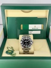 Rolex Submariner No-Date Black Dial on Oyster 114060 Complete 2018